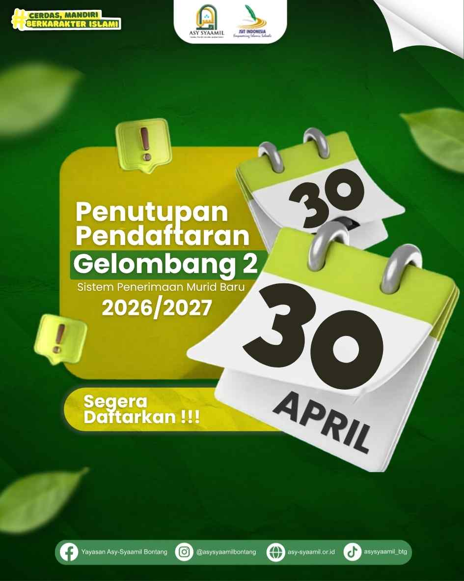 Brosur Penerimaan Murid Baru